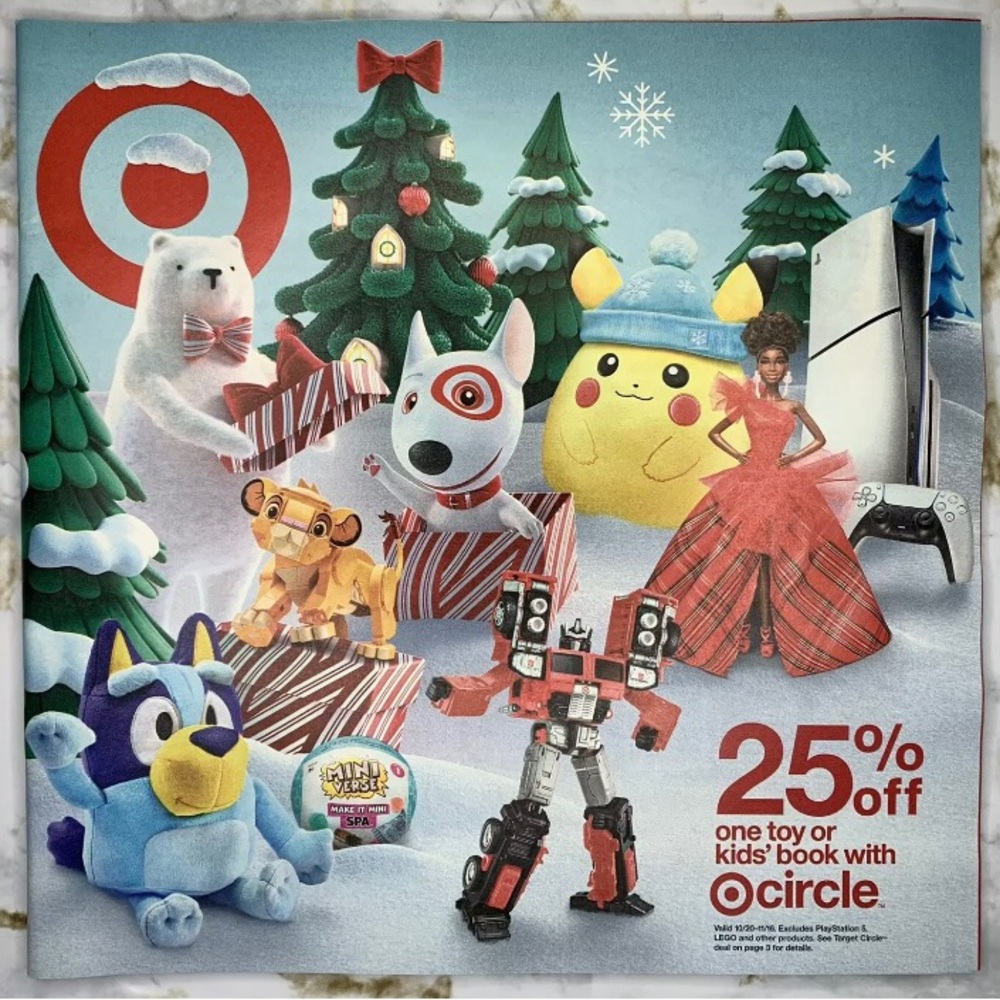Target~2024 Christmas Toy Catalog~79 page Guide ~Free Shipping